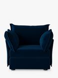 Swyft Model 06 Armchair, Eco-velvet Indigo
