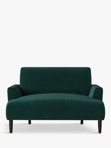 Swyft Model 05 Loveseat, Velvet Kingfisher