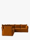 Swyft Model 06 5+ Seater Corner Sofa, Eco-velvet Bronze