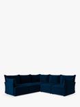 Swyft Model 06 5+ Seater Corner Sofa, Eco-velvet Indigo
