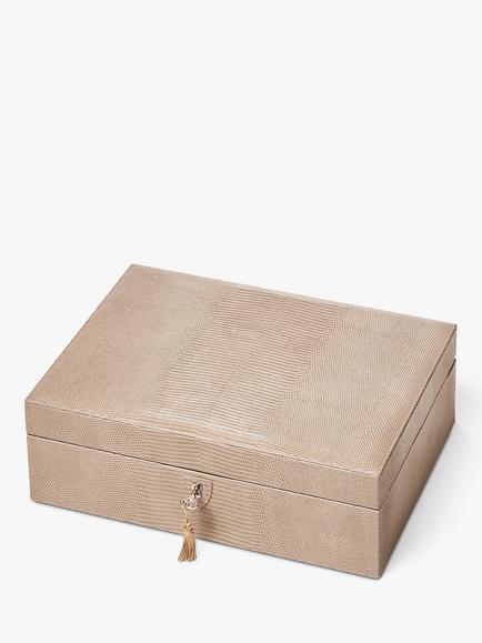 Aspinal of London Grand Luxe Leather Jewellery Case - view 2, 