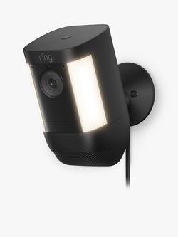 Ring Spotlight Cam Pro Plug-In Smart Security Camera with Built-in Wi-Fi & Siren Alarm - view 2, Black