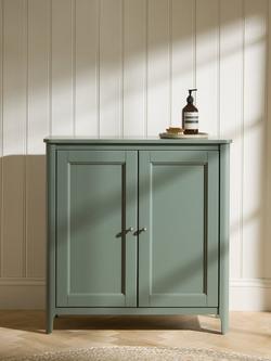 John Lewis Portsman Double Towel Cupboard - view 2, Green
