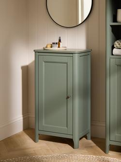 John Lewis Portsman Single Towel Cupboard - view 2, Green