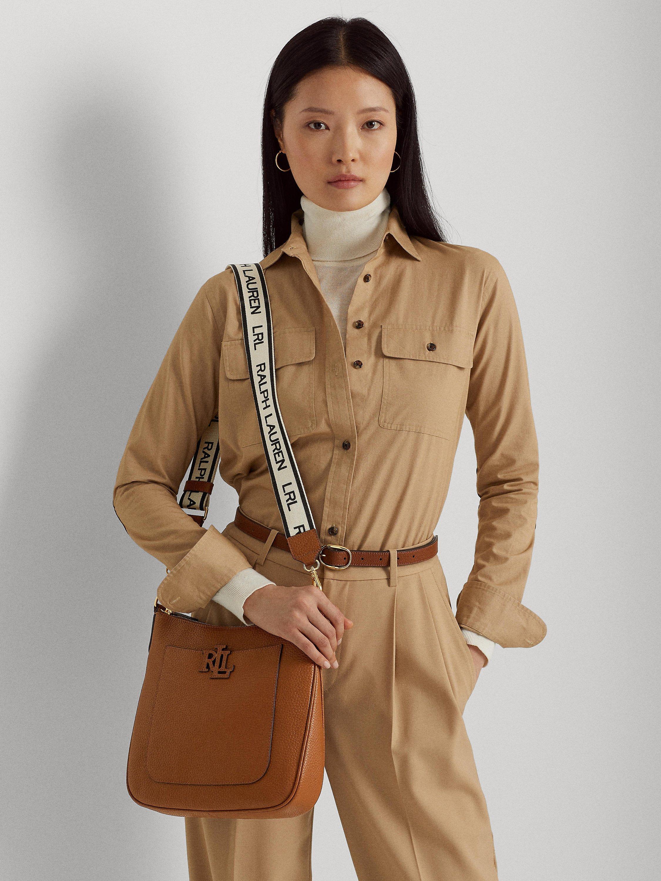 Lauren Ralph Lauren Cameryn 27 Cross Body Bag Lauren Tan