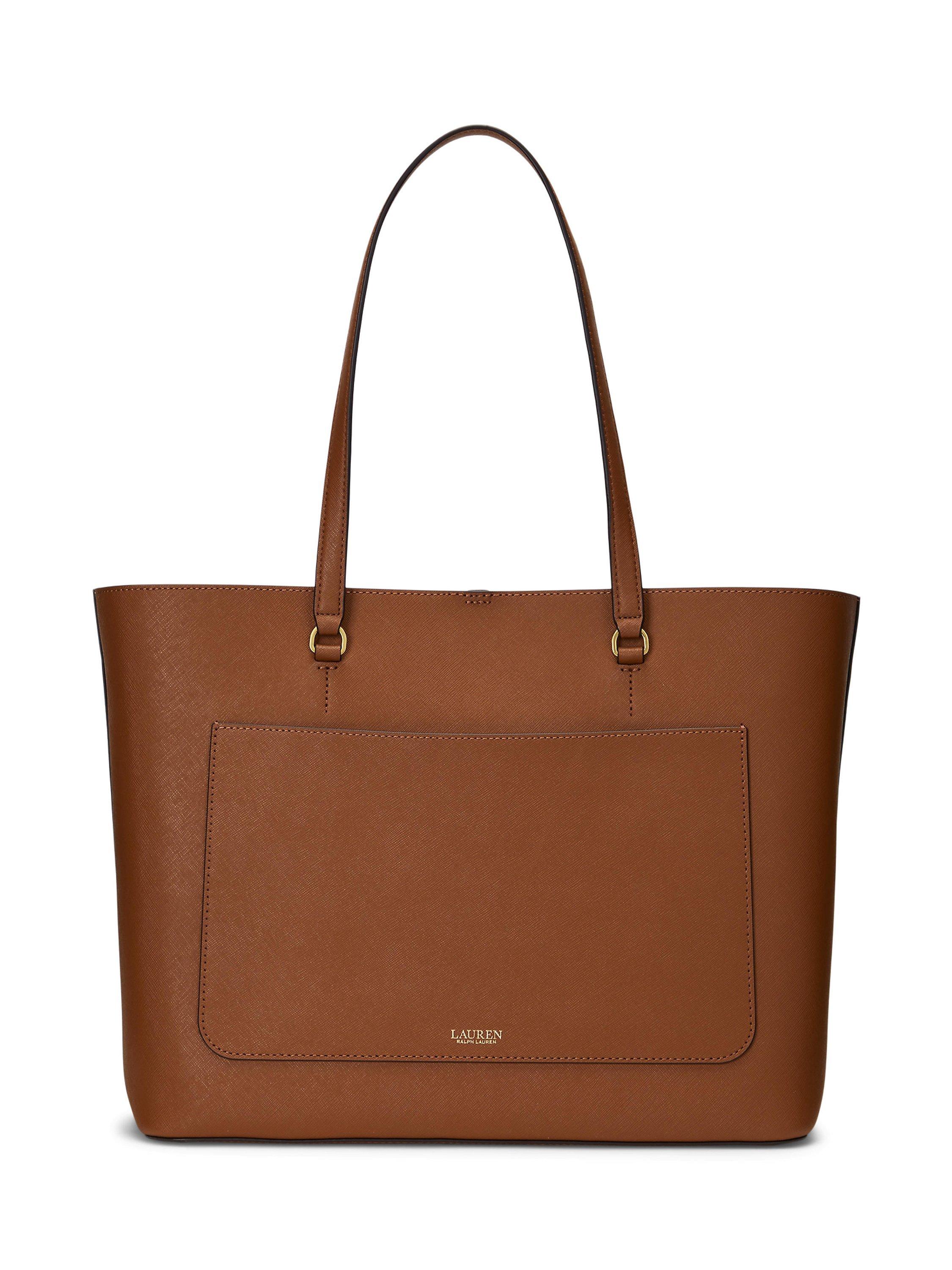 Ralph lauren tote bag leather hotsell