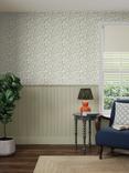 John Lewis Eloise Wallpaper, Myrtle Green & Honey