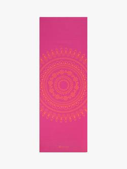 Gaiam Marrake Bright Yoga Mat, Dark Pink - view 2, Dark Pink