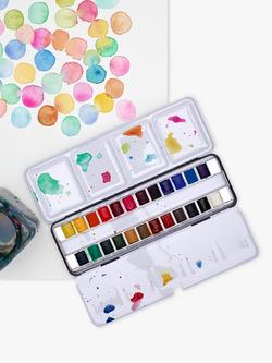 Winsor & Newton Cotman Watercolour Paints, Set of 24, Multi