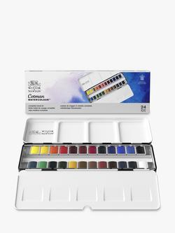 Winsor & Newton Cotman Watercolour Paints, Set of 24 - view 2, Multi