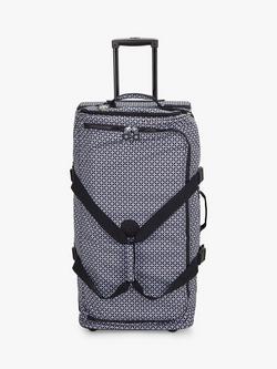 Kipling Teagan 77cm 2-Wheel Large Duffle Suitcase, Blackish Tile