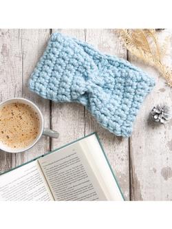 Wool Couture Headband Beginners Crochet Kit, 