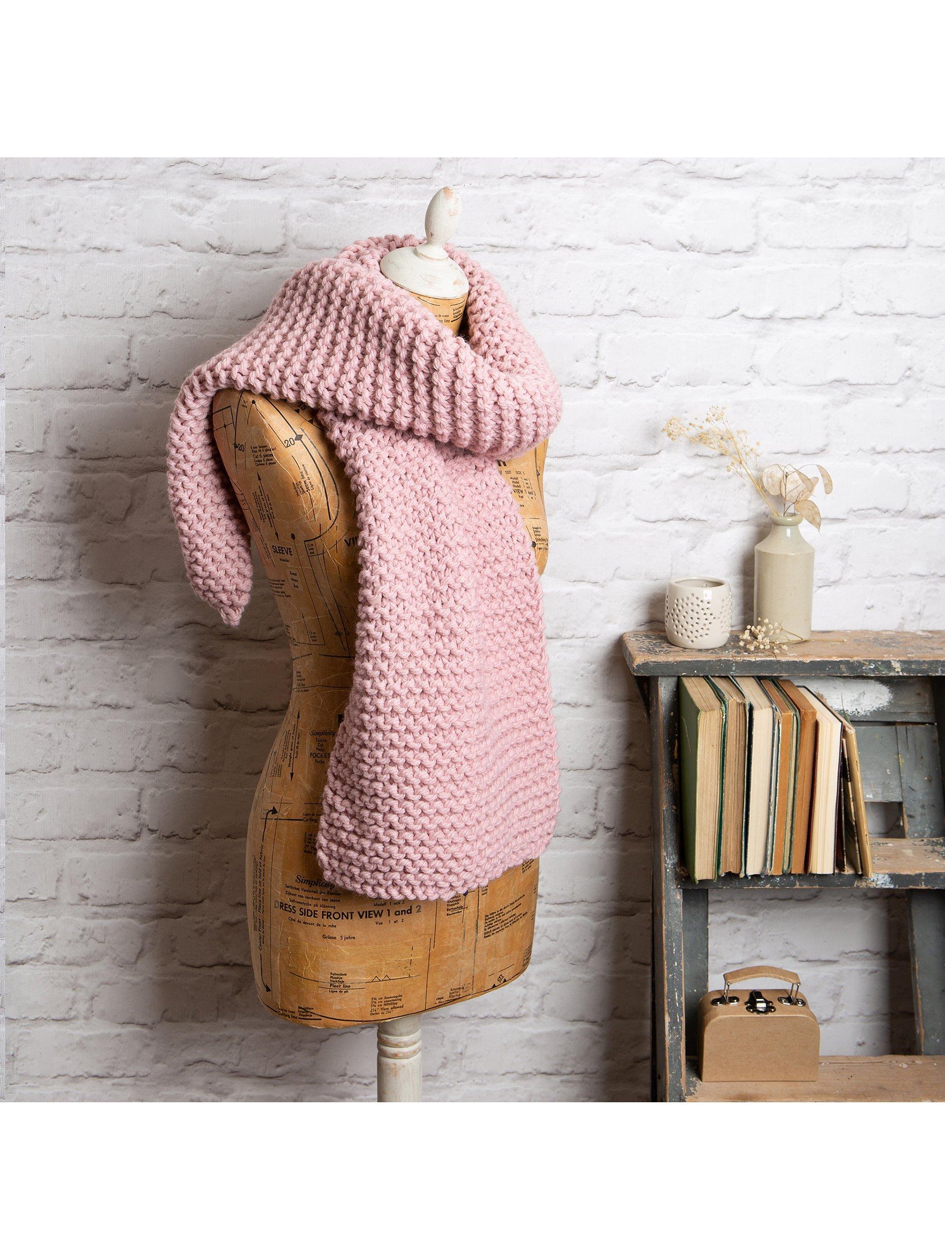 Wool Couture Garter Stitch Scarf Beginners Knitting Kit