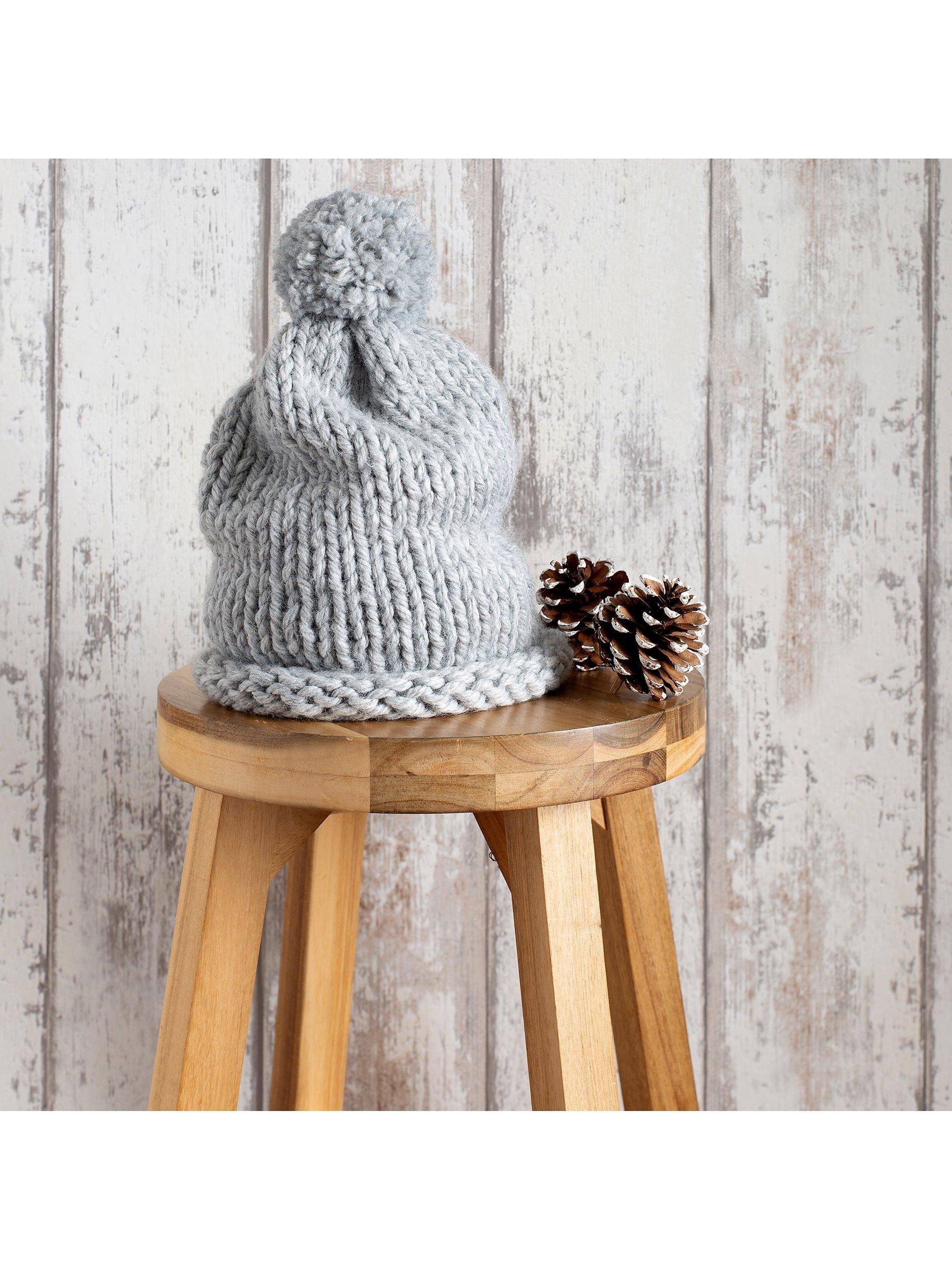 Wool Couture Pom Pom Hat Beginners Crochet Kit