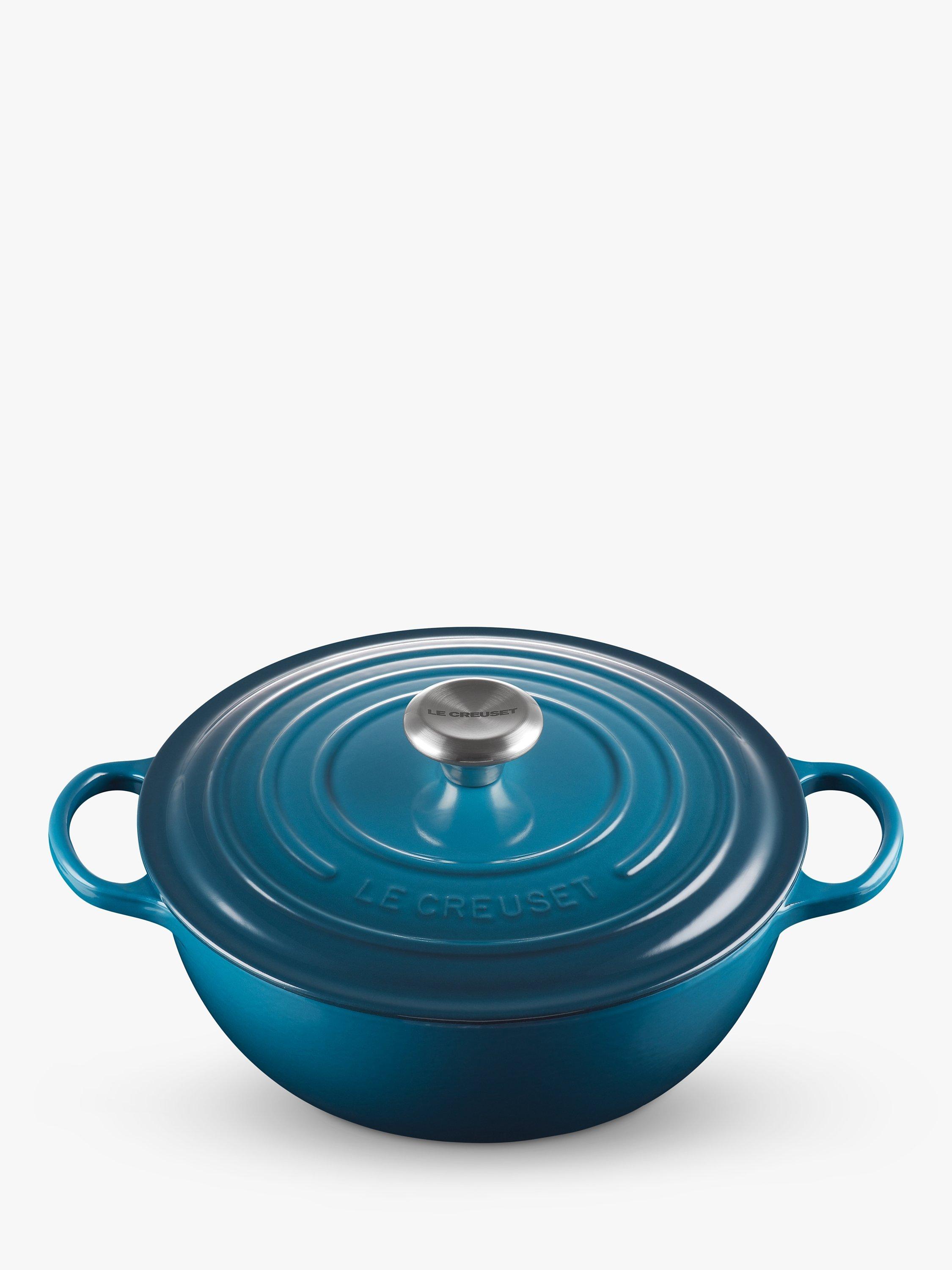 Le Creuset Provencale Cast Iron Casserole, 26cm, Deep Teal