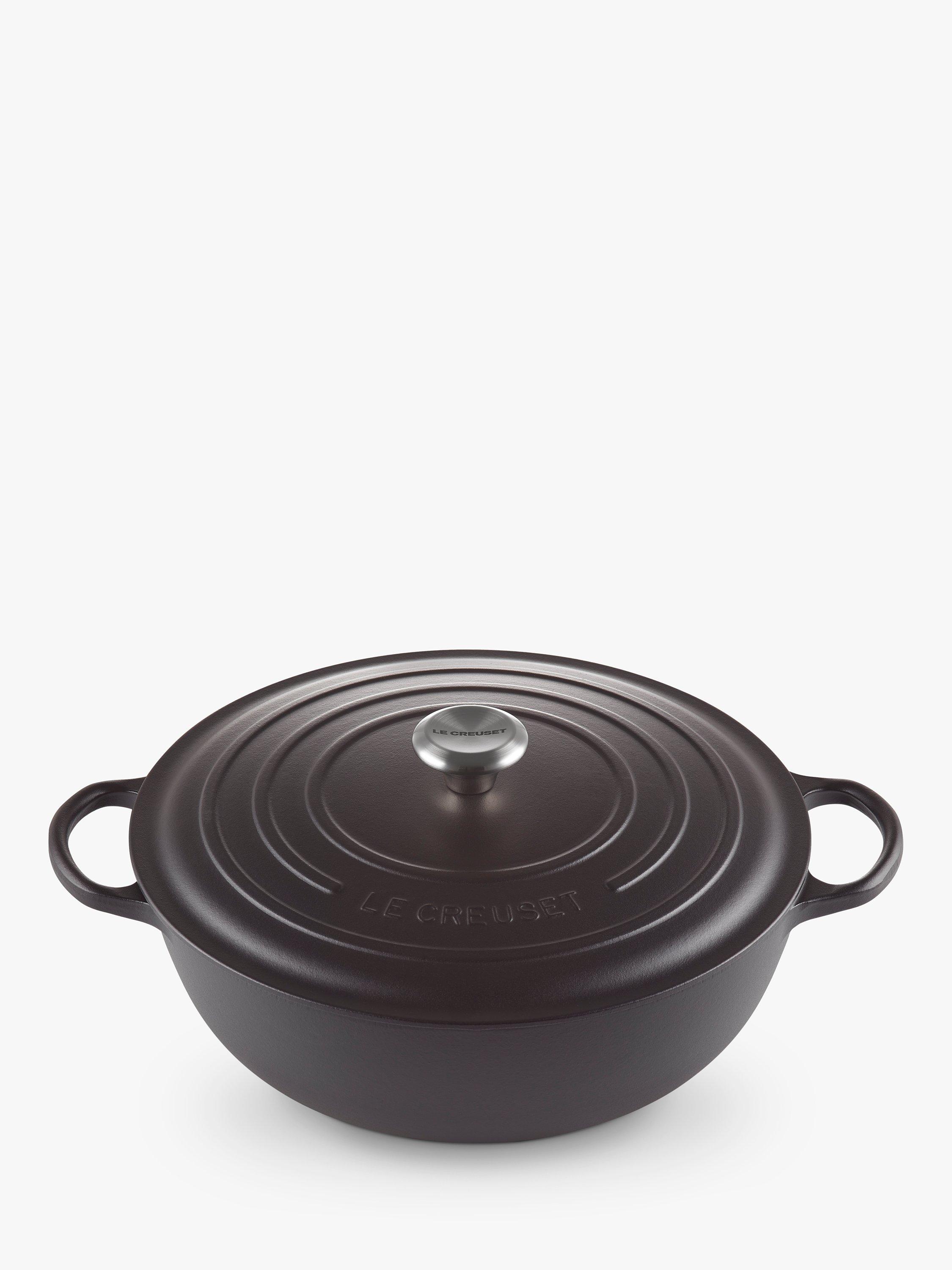 Le Creuset Provencale Cast Iron Casserole, 26cm, Satin Black