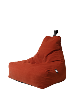 Extreme Lounging Mighty Brushed Suede Bean Bag, Rust