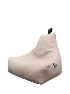 Extreme Lounging Mighty Brushed Suede Bean Bag, Latte