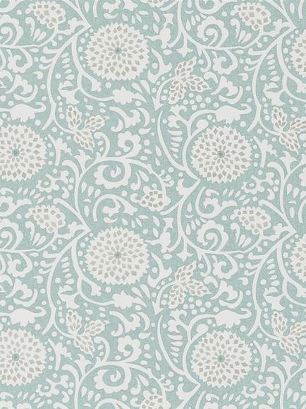 Designers Guild Shaqui Wallpaper, Eau De Nil Pdg1147/03