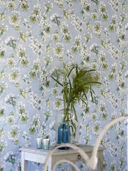 Designers Guild Fleur D' Assam Wallpaper - view 2, Sky Pdg1148/06