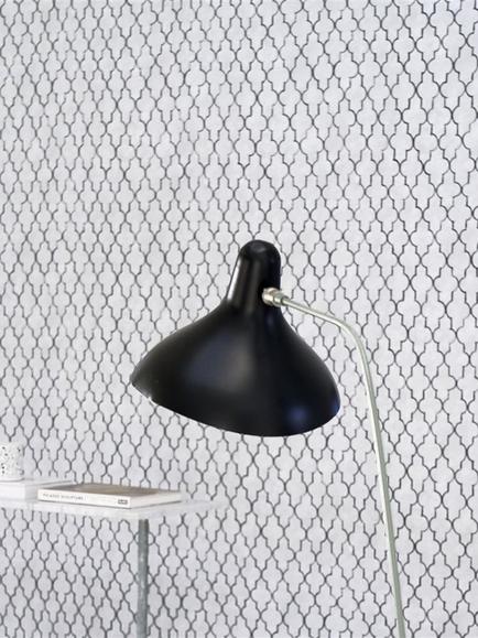 Designers Guild Pergola Wallpaper - view 2, Graphite Pdg1151/01