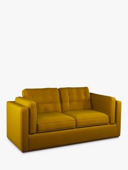 John Lewis + Swoon Lyon Medium 2 Seater Sofabed, Tumeric Velvet
