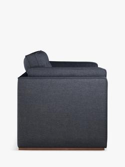 John Lewis + Swoon Lyon Medium 2 Seater Sofabed - view 2, Denim Weave