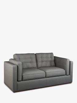 John Lewis + Swoon Lyon Medium 2 Seater Sofabed, Nickel Weave