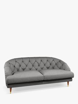 John Lewis + Swoon Radley Large 3 Seater Sofa, Nickel Weave