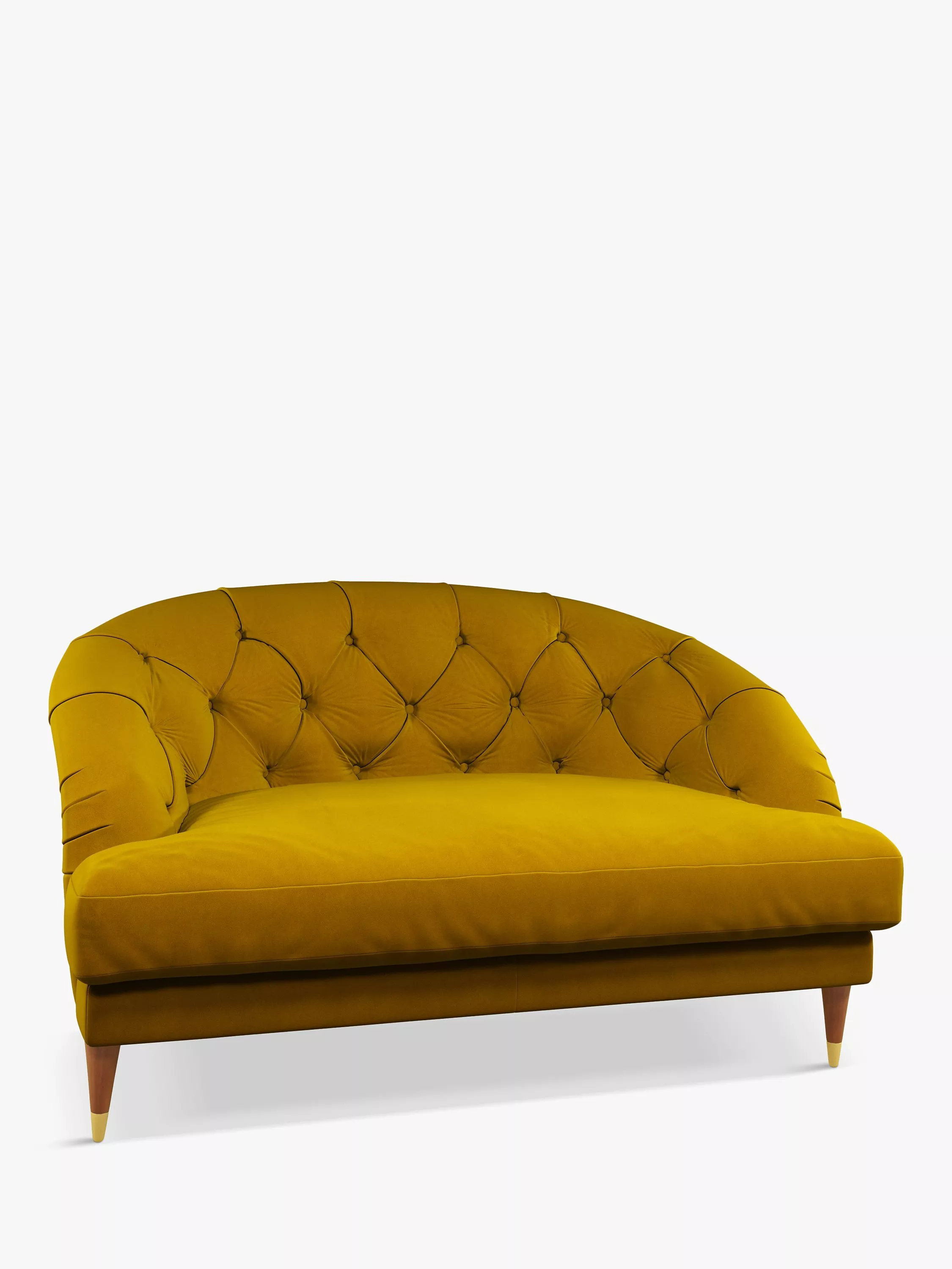 John Lewis + Swoon Radley Loveseat, Dark Leg