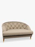 John Lewis + Swoon Radley Loveseat, Dark Leg, Stone Weave