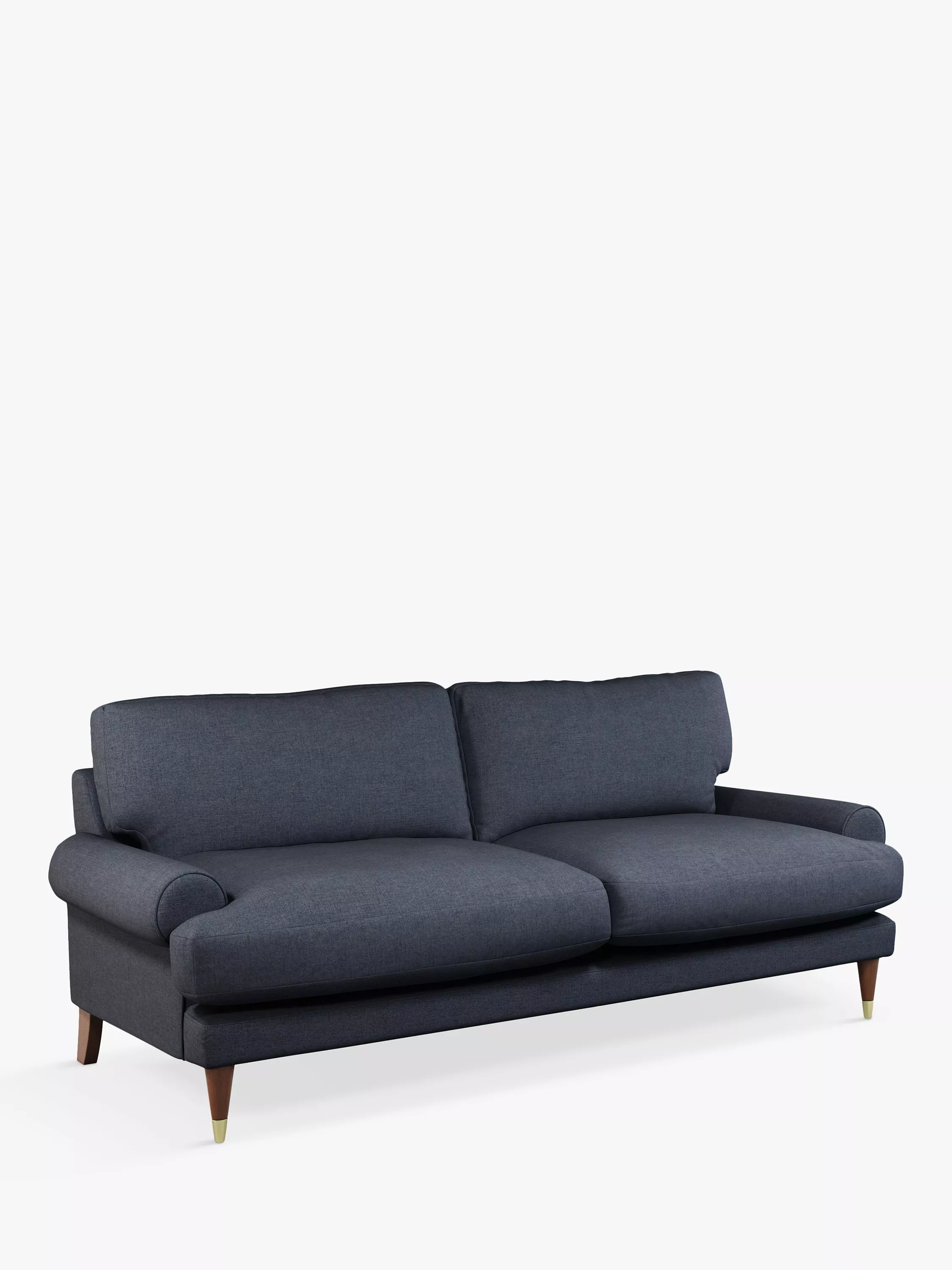 John Lewis + Swoon Roche Large 3 Seater Sofa, Dark Leg