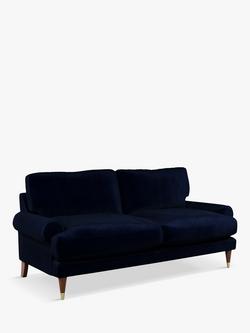 John Lewis + Swoon Roche Medium 2 Seater Sofa, Dark Leg, Caspian Velvet