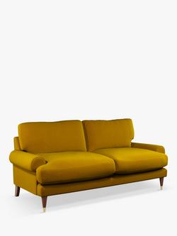 John Lewis + Swoon Roche Medium 2 Seater Sofa, Dark Leg, Turmeric Velvet