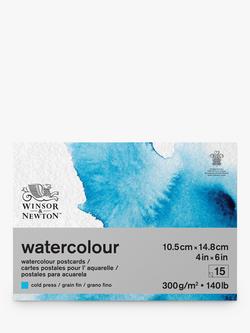 Winsor & Newton Watercolour Paper Postcards, Pack of 15 - view 2, Multi