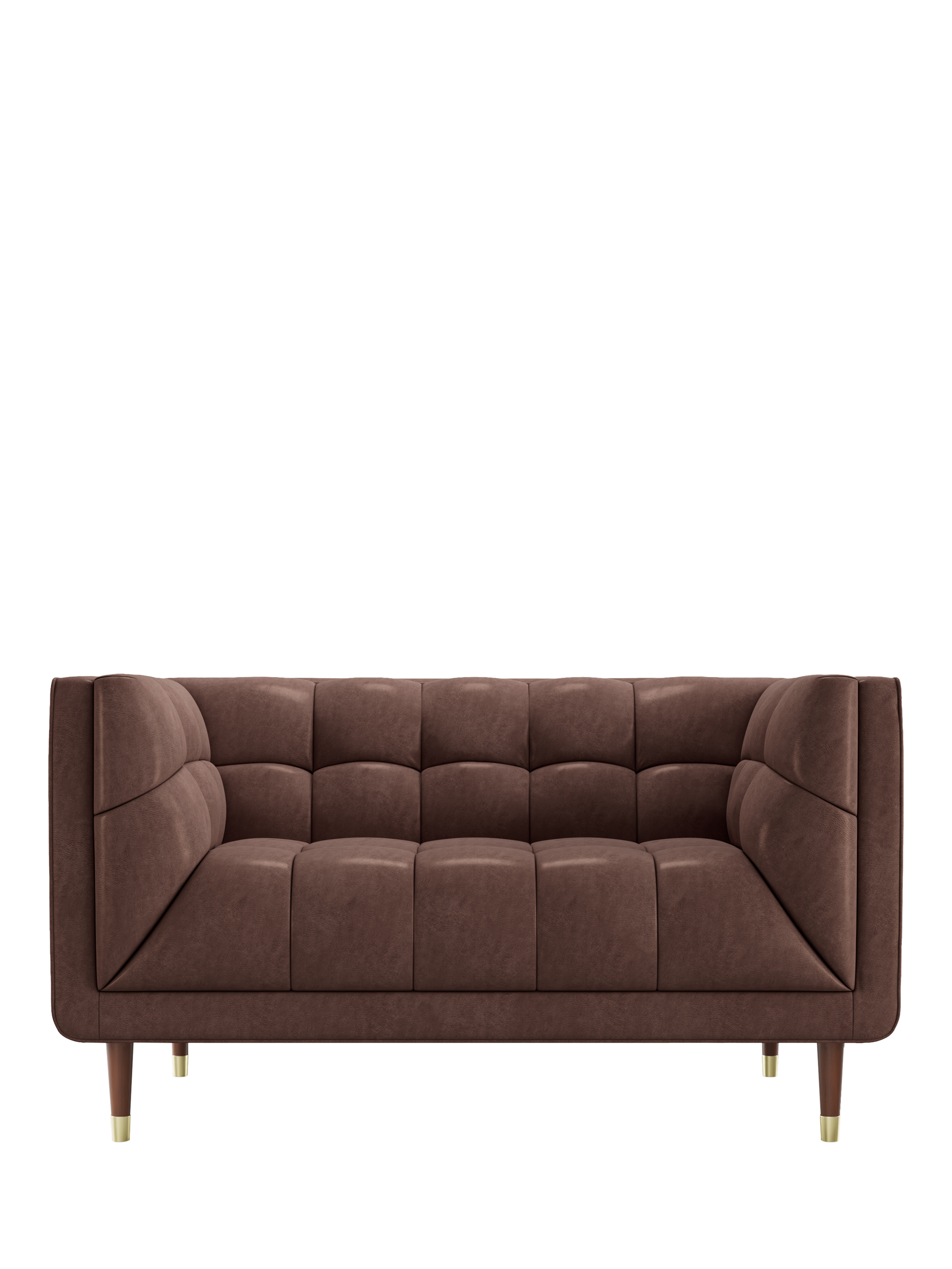 Grace Range, At The Helm Grace Small 2 Seater Leather Sofa, Discovery Canyon Hawk