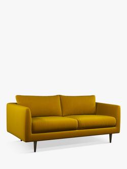 Swoon + John Lewis Latimer Medium 2 Seater Sofa, Dark Leg, Turmeric Velvet