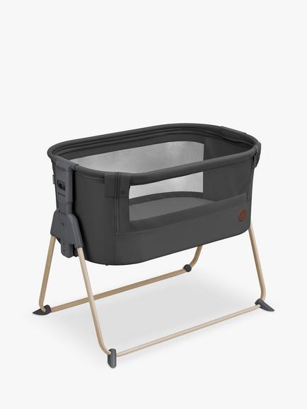 Maxi-Cosi Tori Beyond Bedside Travel Cot, Graphite, Graphite