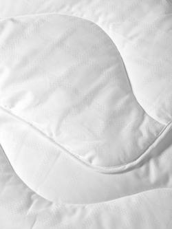 little home at John Lewis Anti-Allergen Washable Single Duvet & Pillow Set, 4.5 Tog - view 2, White