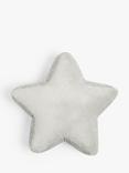 John Lewis Kids' Faux Fur Star Cushion, Ivory