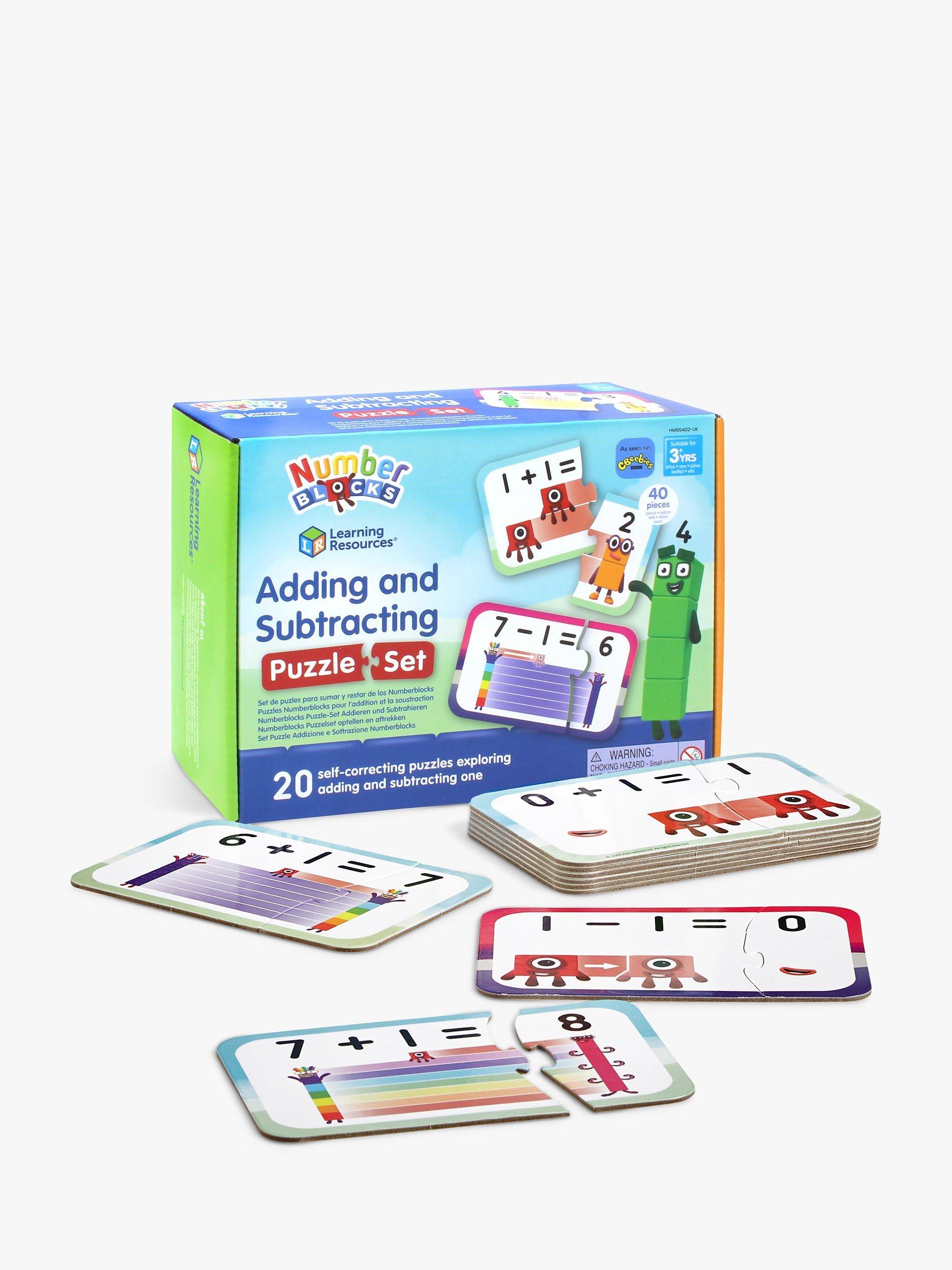Numberblocks Adding and Subtracting Puzzle Set