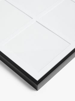 John Lewis Multi-aperture Aluminium Photo Frame, 20 Photo, 4 x 4" (10 x 10cm), Black - view 2, Black