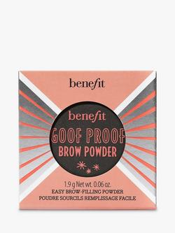 Benefit Goof Proof Brow Powder, 6 Cool Soft Black