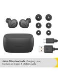 Jabra Elite 4 True Wireless Bluetooth Active Noise Cancelling In-Ear Headphones with Mic/Remote