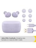 Jabra Elite 4 True Wireless Bluetooth Active Noise Cancelling In-Ear Headphones with Mic/Remote
