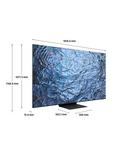 Samsung QE85QN900C Neo QLED HDR 8K Ultra HD Smart TV, 85 inch with TVPlus & Dolby Atmos, Titan Black