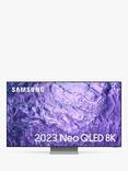 Samsung QE55QN700C Neo QLED HDR 8K Ultra HD Smart TV, 55 inch with TVPlus & Dolby Atmos, Titan Black