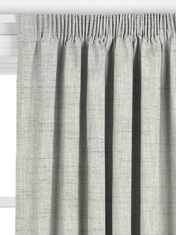 John Lewis Tonal Weave Made to Measure Curtains or Roman Blind, Myrtle Green - view 2, Myrtle Green