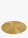 John Lewis Beaded Round Placemat, Gold