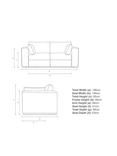 John Lewis + Swoon Rubik Medium 2 Seater Sofa, Dark Leg